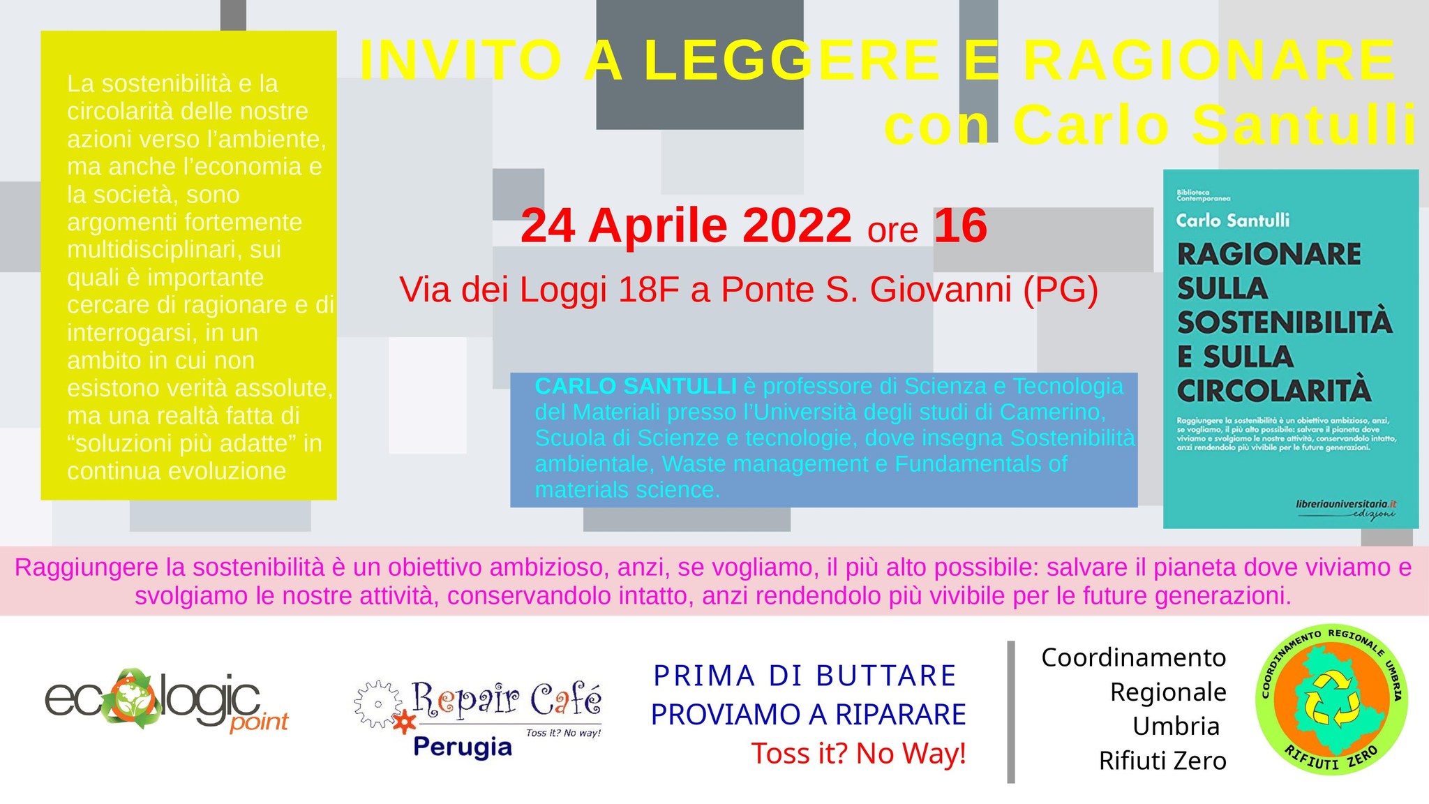 Evento 24 aprile 2022 Carlo Santulli